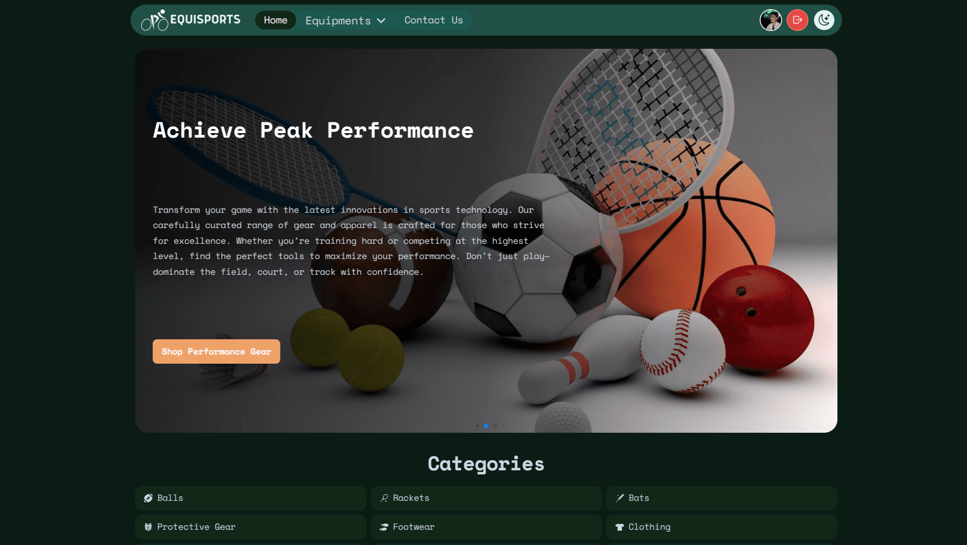 EquiSports - Premium Sports Gear Hub